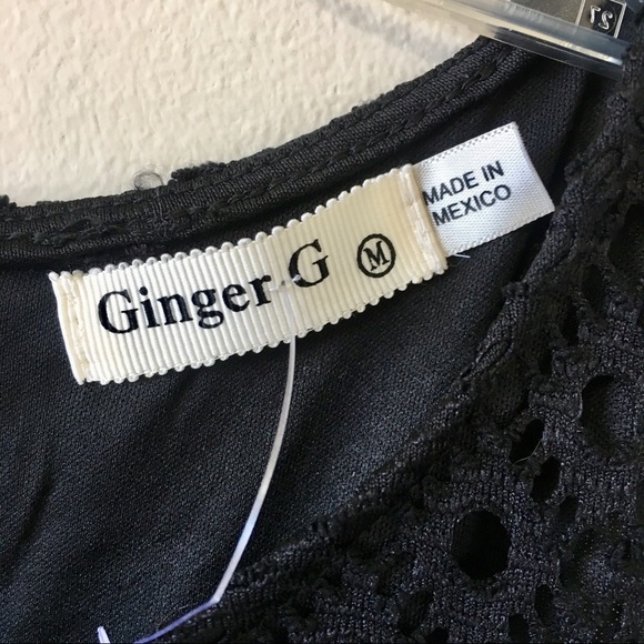 NWOT Black and Floral Romper - Medium - Picture 4 of 8